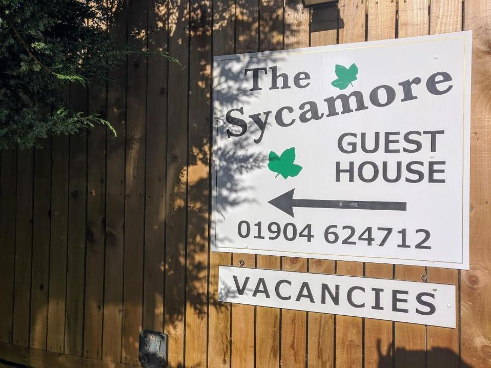 The Sycamore Guest House York Buitenkant foto